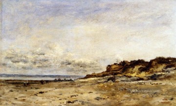  impressionistische Kunst - Ebbe bei Villerville Barbizon impressionistische Landschaft Charles Francois Daubigny